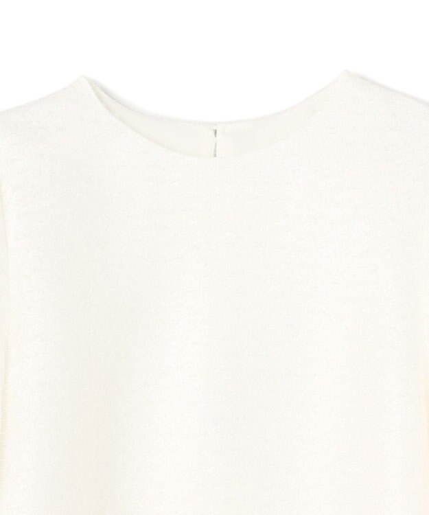 UNFILO カットジャカード ブラウス オフ