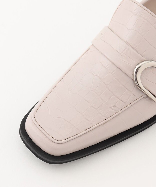 ICB Ｃメタルスクエアトゥー ローファー トープ系