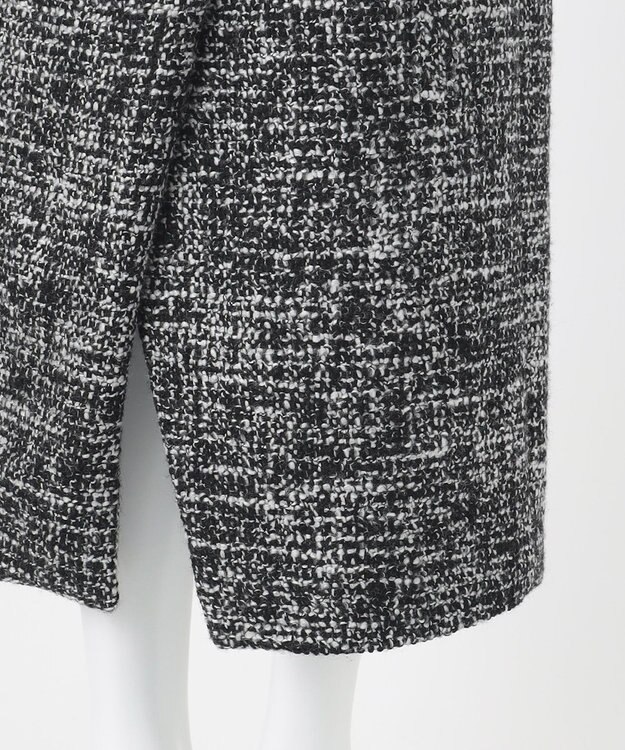 23区 L 【エステータ】NESSO ツイード スカート ブラック系1