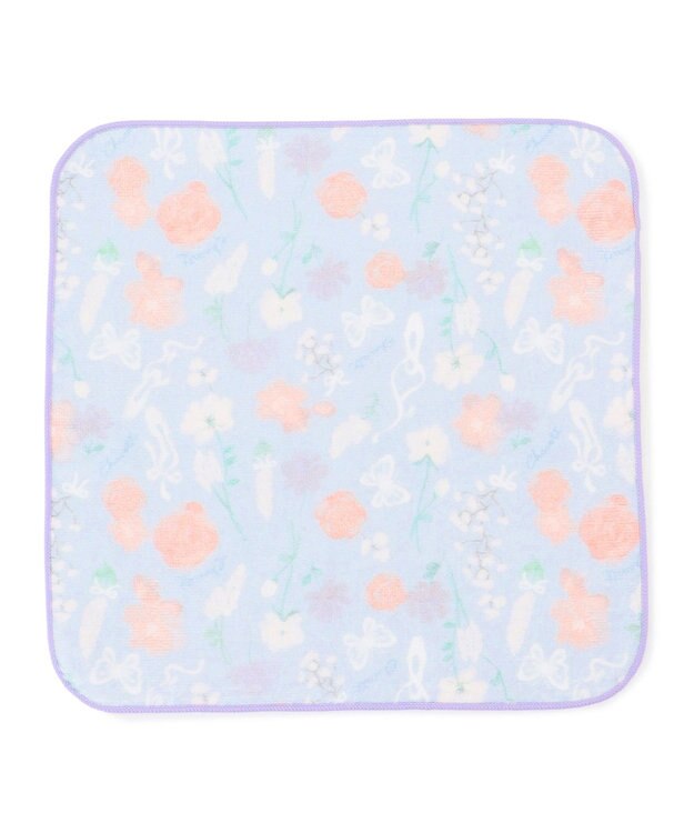 Chacott フラワーハンドタオル ベビーブルー