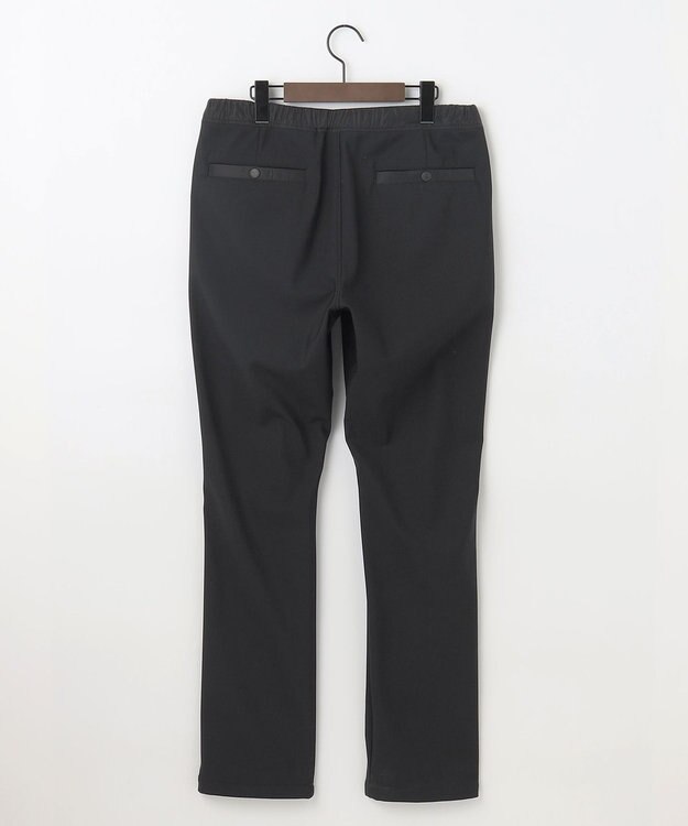 JOSEPH ABBOUD MOUNTAIN 【2WAYストレッチ/防風性/撥水性/透湿性/保温性】トリコットフリース パンツ ブラック系