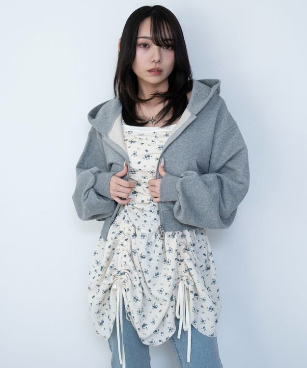 WEGO ドロストデザインキャミワンピース 柄2