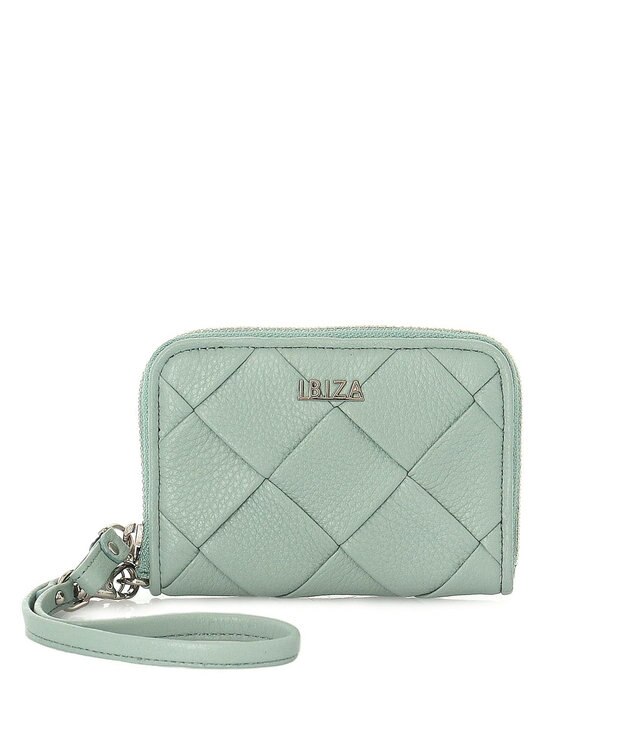 IBIZA イストリア　牛革　コンパクトマルチケース ミント