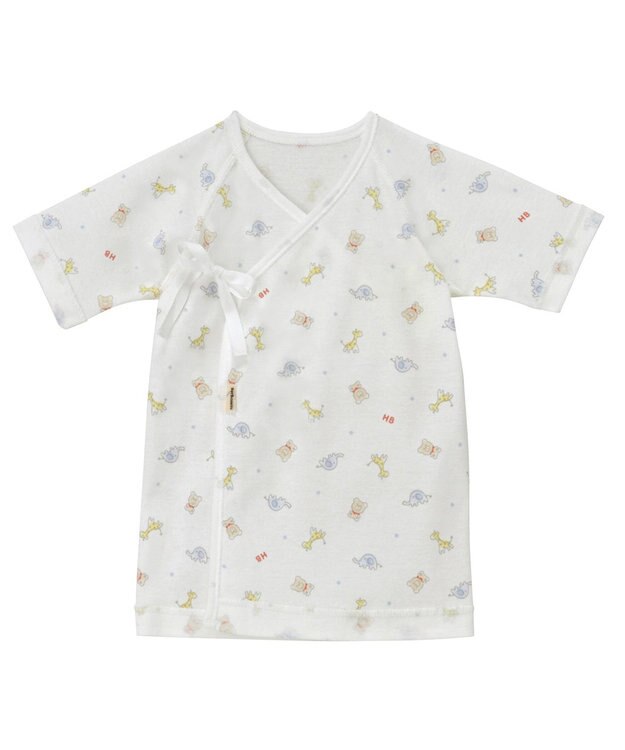 MIKI HOUSE HOT BISCUITS 肌着セット 通年用(総柄) マルチカラー