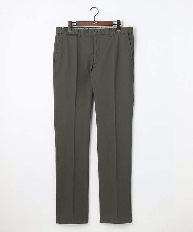 JOSEPH ABBOUD 【キングサイズ・カラー豊富】人気！ウエストも伸びる！ オーガニックストレッチパンツ カーキ系