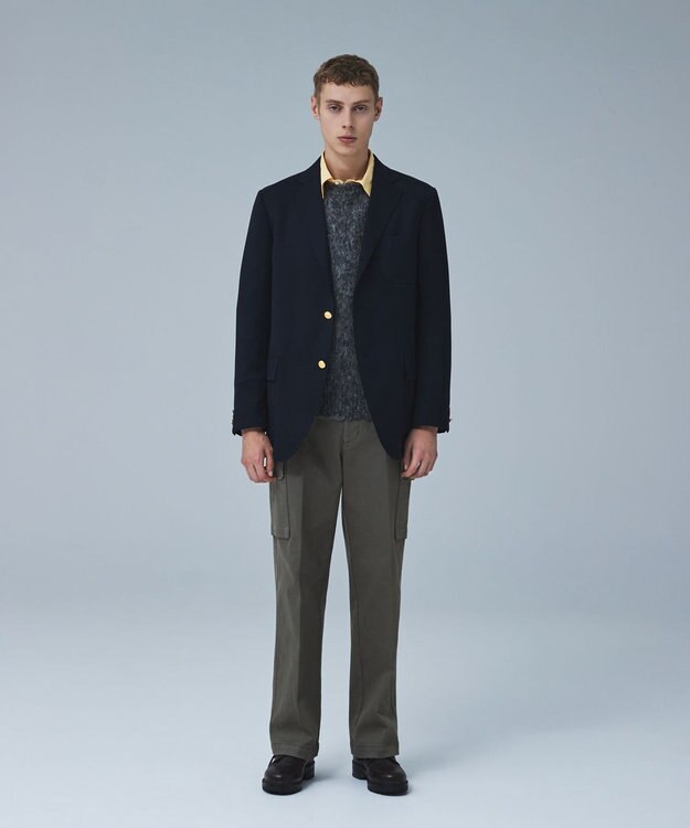 J.PRESS MEN “最初の一着“に選ばれる理由【 1st BLAZER】ウールポリエステル ライトギャバ ブレザー / 3B / New Authentic-Fit ネイビー系