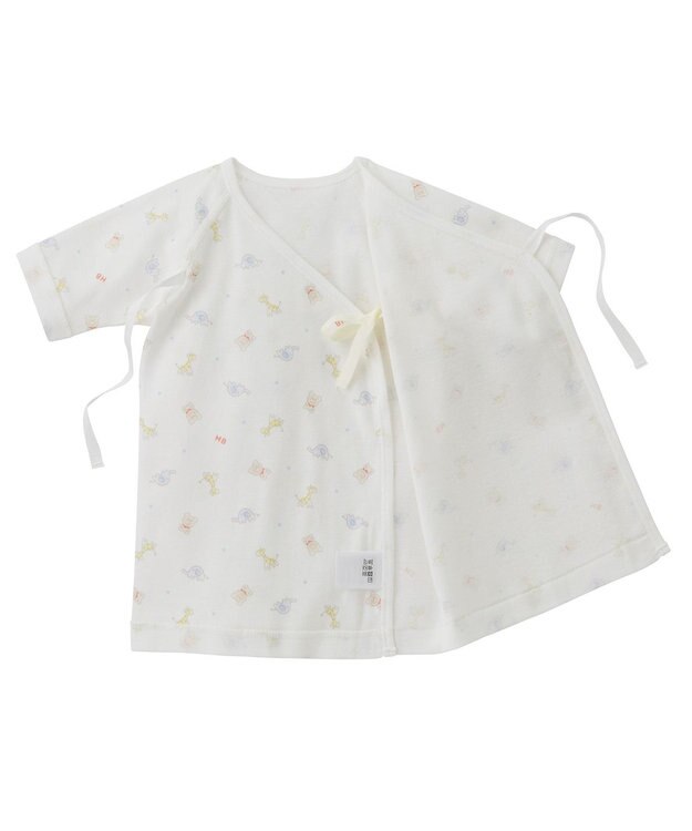 MIKI HOUSE HOT BISCUITS 肌着セット 通年用(総柄) マルチカラー