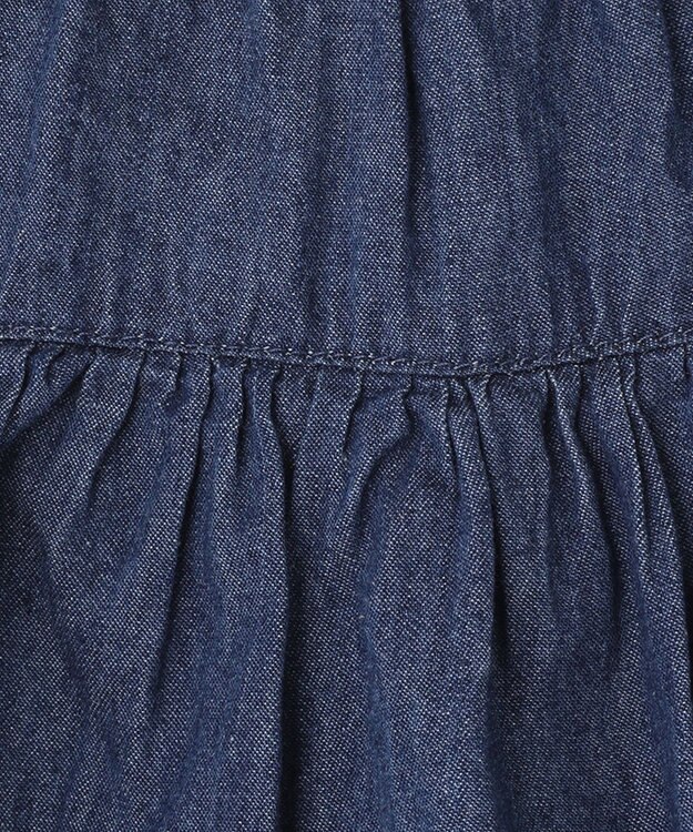 ANY KIDS 柄キュロット インディゴ