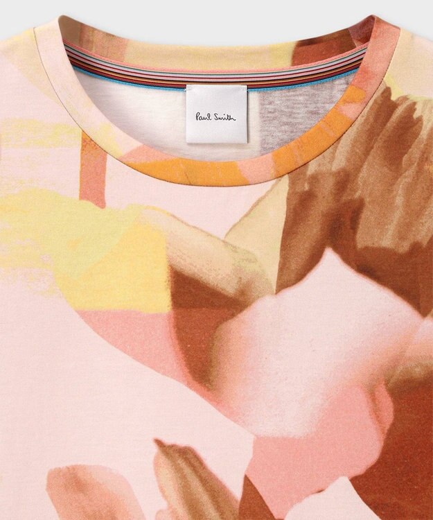 Paul Smith Floral Paint Studies 半袖Tシャツ ブラウン