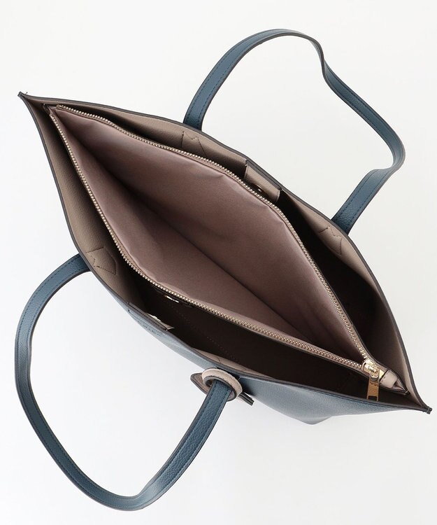 LA BAGAGERIE 【MONICA】バイカラーA4トート チョコ