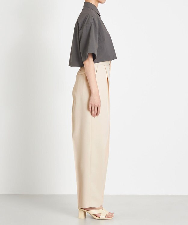 NAVE 【ReNAVE　撥水機能・UVカット・透湿・接触冷感・洗える】ナイロンタスランシャツ グレー系