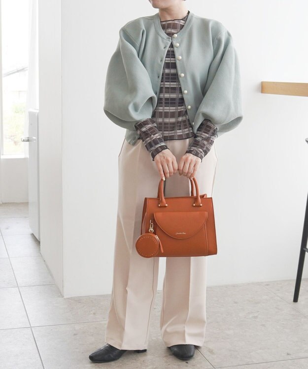 ACE BAGS & LUGGAGE Jewelna Rose ヴィクシー ハンドバッグ 16232 ジュエルナローズ オレンジブラウン