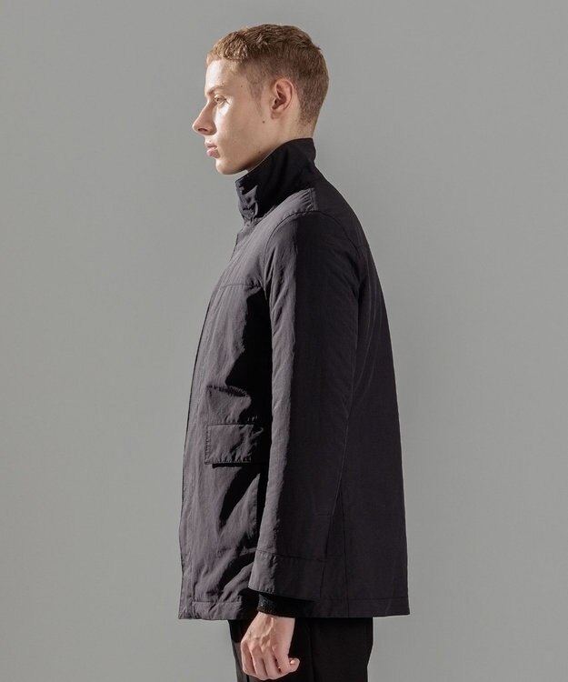 JOSEPH HOMME 【WEB限定】パウダーピーチクロス ナイロンコート ブラック系
