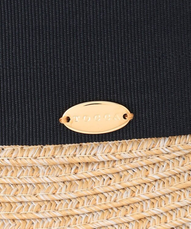 TOCCA 【サイズ調整可】HALF BRIM RIBBON HAT ブレードハット ベージュ系