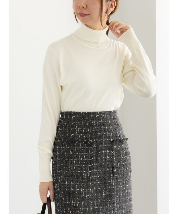 Te chichi タートルネックプルオーバー《2025winter catalog item》 オフホワイト