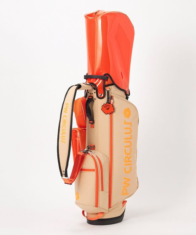 PW CIRCULUS 【UNISEX】デタッチャブル キャディバッグ PVCフード ベージュ系