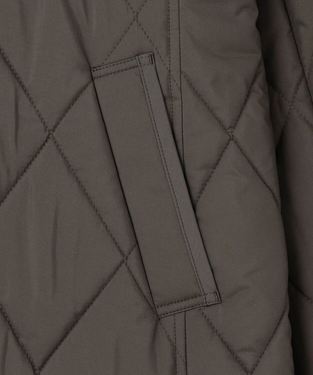 J.PRESS LADIES S 【抗菌防臭】コンパクトタフタプレミアム撥水 ショート アウター グレー系