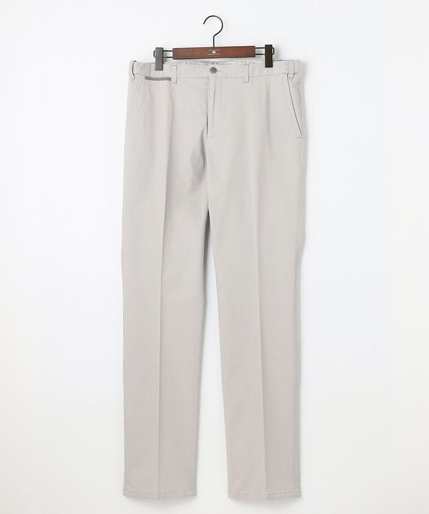 JOSEPH ABBOUD 【キングサイズ・カラー豊富】人気！ウエストも伸びる！ オーガニックストレッチパンツ ライトグレー系