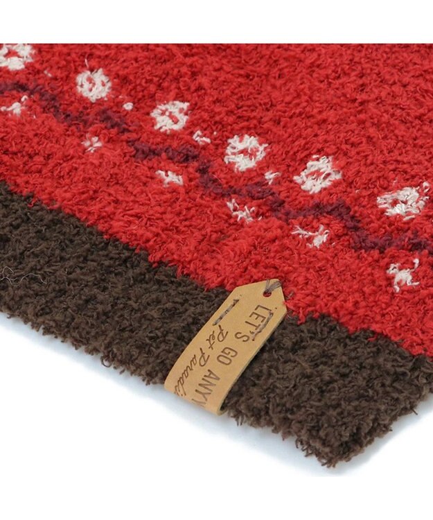 PET PARADISE ペットパラダイス ニット ノルディク柄  《レッド》 小型犬 レッド