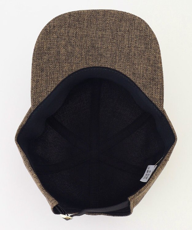 自由区 ジュートライク キャップ ブラウン