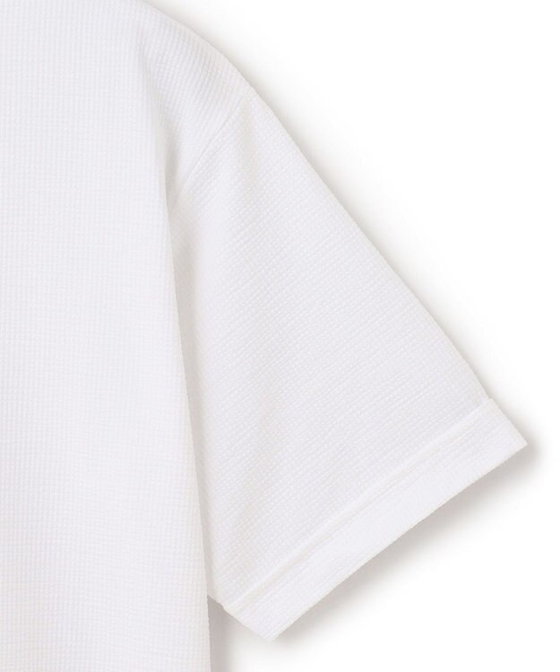 JOSEPH HOMME コンパクトサッカージャージー　ポロシャツ ホワイト系