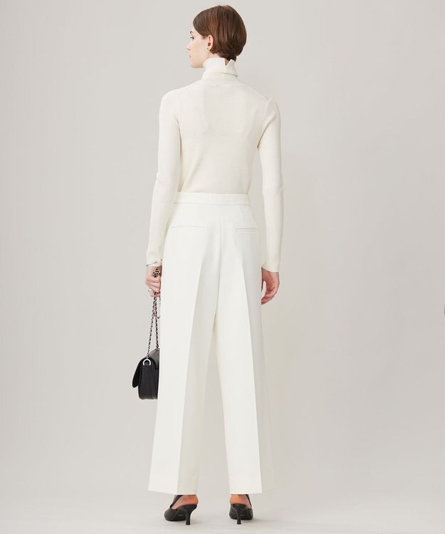 ICB 【洗える】 Peツイルダウンファブリック ワイドパンツ アイボリー系