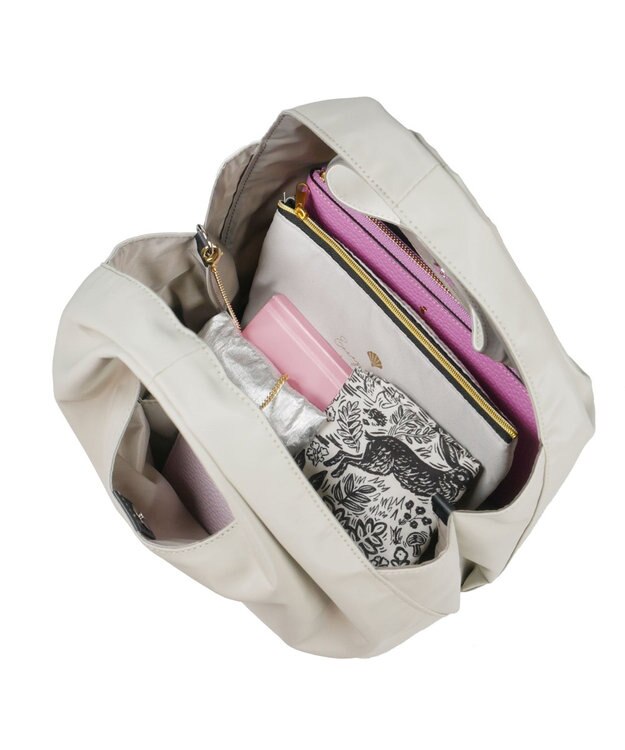 PELLE BORSA 手提げバッグ Cheers 4697 アイボリー