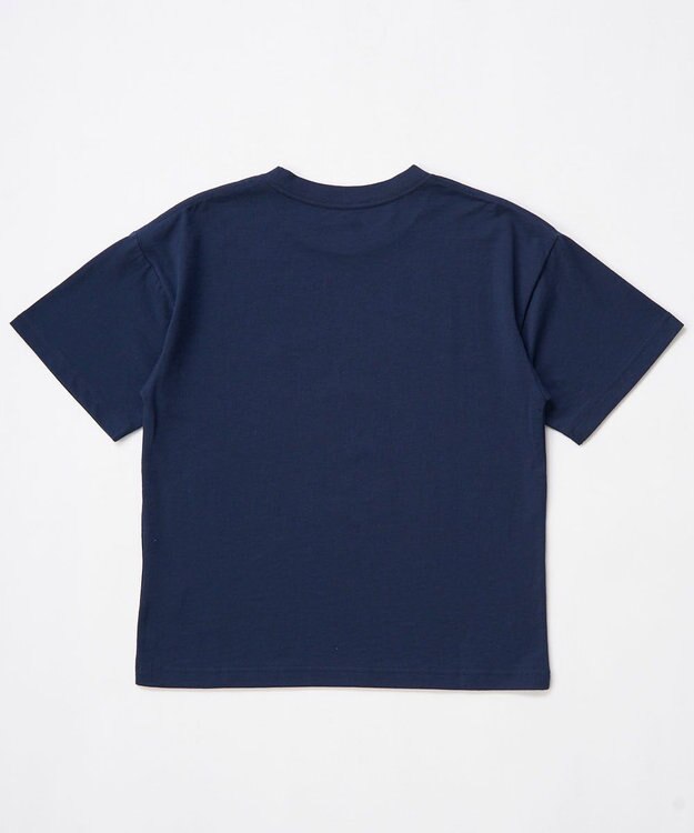 OP／FILA 【SEVEN2】カレッジロゴ半袖Tシャツ ネイビー