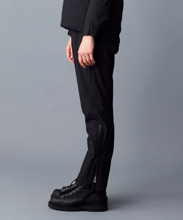 JOSEPH ABBOUD MOUNTAIN 【ECO撥水/耐水性/透湿防水素材/ストレッチ/軽量】ボイルドポリエステル マウンテンシェル パンツ ブラック系