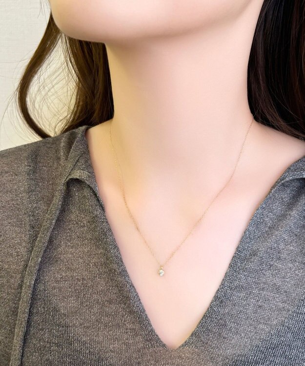 Phoebe 【金属アレルギー対応】ワンスパークネックレス/サージカルステンレス ゴールド ゴールド