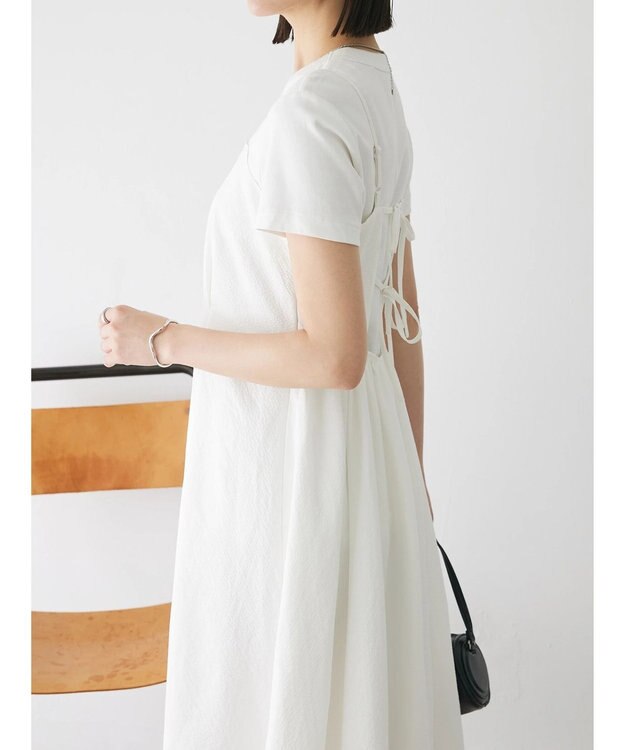 Green Parks バックデザインキャミワンピース Off White