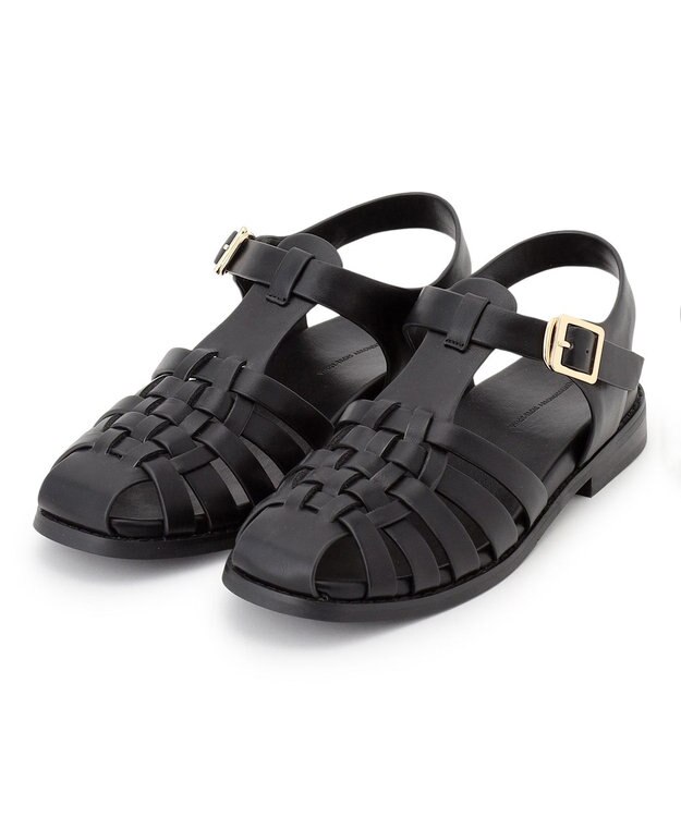 23区 グルカ サンダル ブラック系