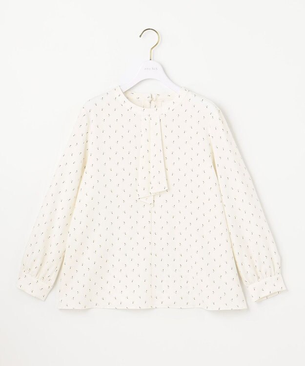 ANY SIS 【洗える】ボウタイ ブラウス アイボリー