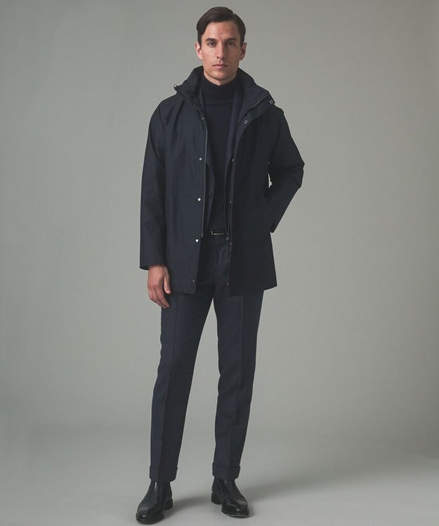 GOTAIRIKU 【尾州】カシミヤブレンド定番ヘリンボーン ジャケット(2024年モデル) ネイビー系8