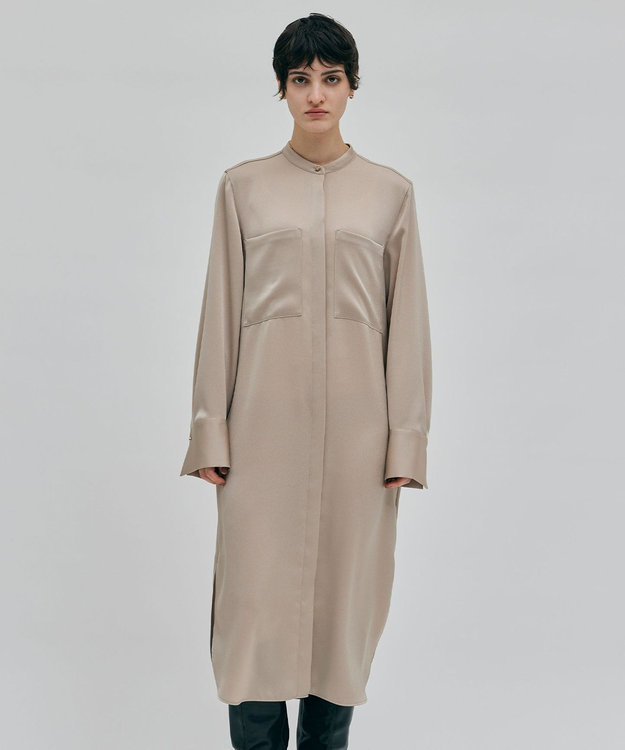 BEIGE， 【洗える】FLEUR / シャツドレス Beige