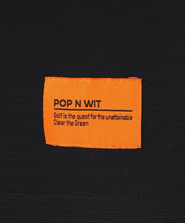 PW CIRCULUS 【UV遮蔽率90% UVカット / 速乾 / ストレッチ】【MEN】NEW ベーシックポロ ゴルフ ブラック系