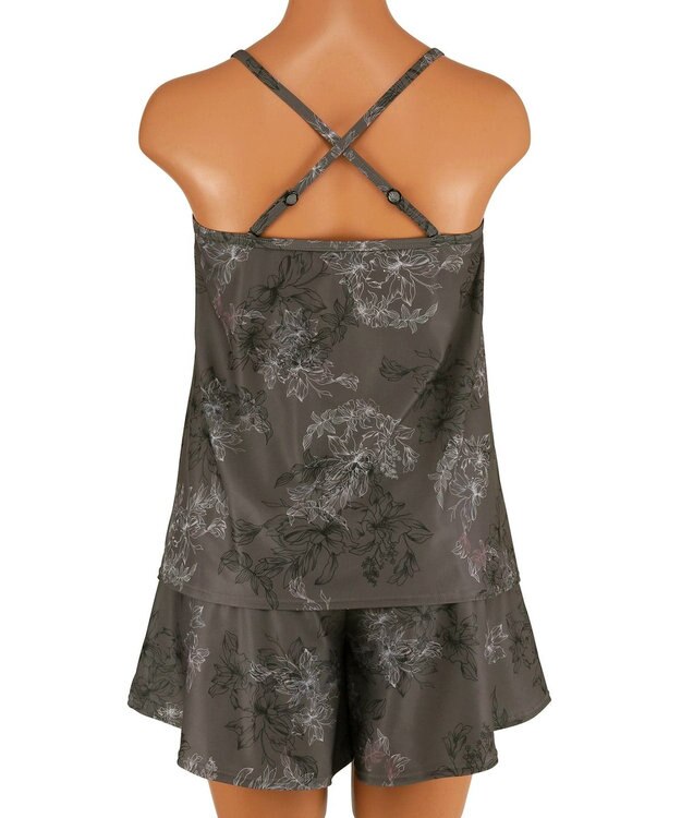 San-ai Resort（三愛水着楽園） タンキニ３点セット　9M・11L　【San-ai Resort（サンアイリゾート）】 チャコールグレー