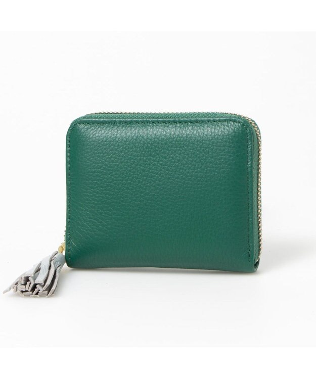 UNBILLION ペルケ perche / カラーコンビジャバラ・カードウォレット グリーン