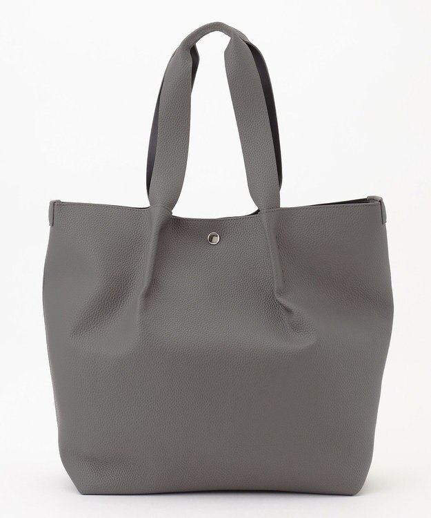 JOSEPH HOMME シンセティックシュリンクレザー　トートバッグ グレー系