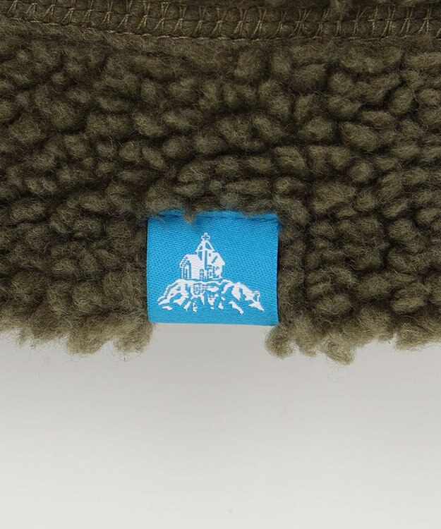 SHARE PARK LADIES 【LADIES】ボアフリースロングカーディガン オリーブ