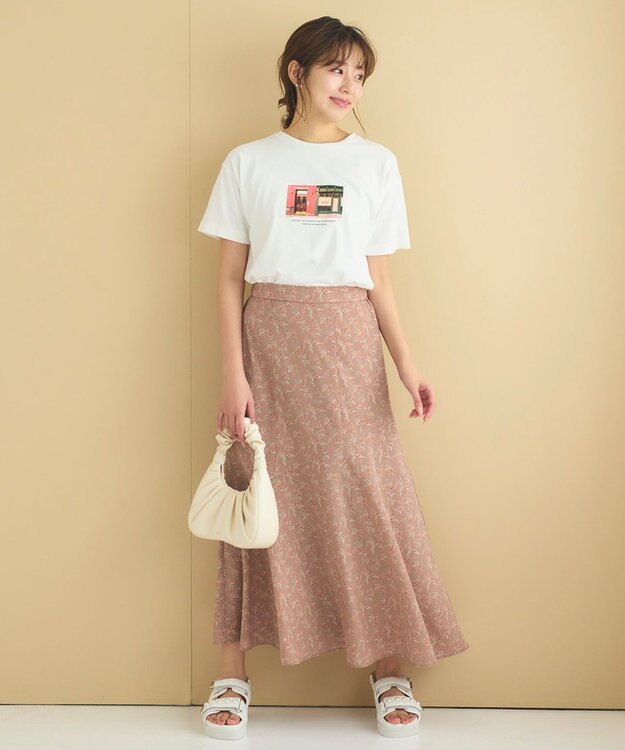 Feroux ヴィンテージフォトプリント Tシャツ ホワイト系