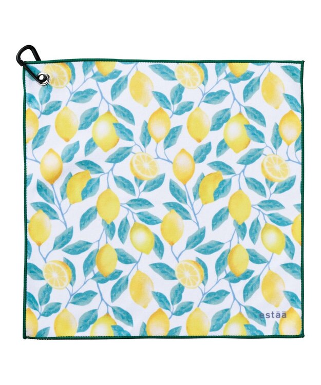 MOONBAT エスタ (estaa) くっつきタオル レモンパラダイス ホワイト