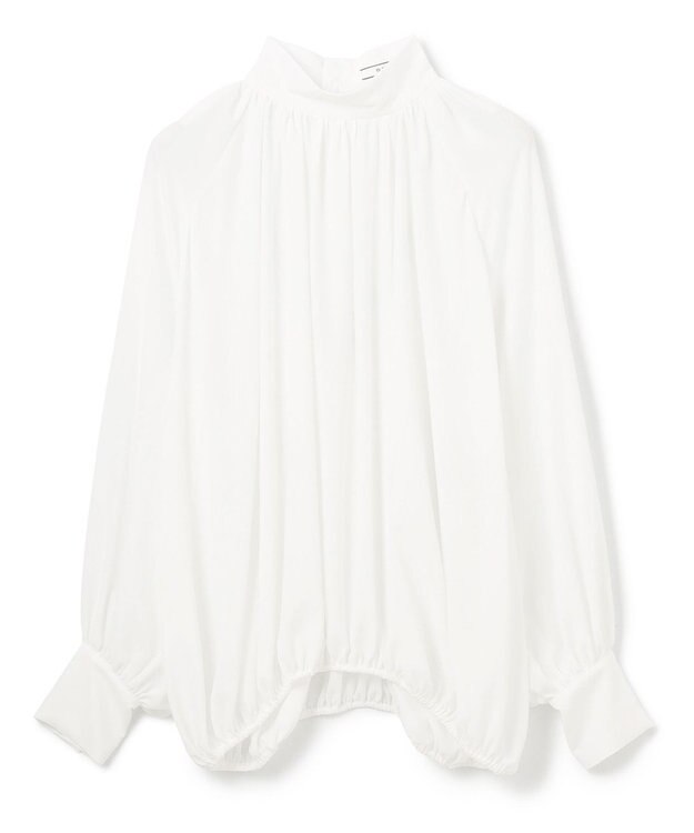 BEIGE， 【WEB限定】DION / ギャザーブラウス White