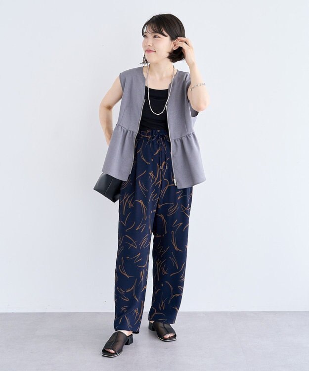 Green Parks ・Ｐｅｔｉｔ　Ｆｌｅｕｒ　レイヤードタンク Black