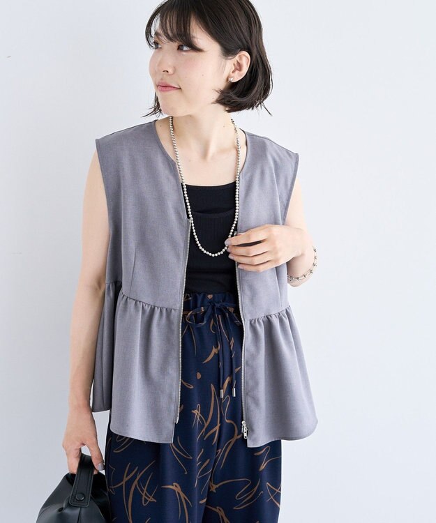 Green Parks ・Ｐｅｔｉｔ　Ｆｌｅｕｒ　レイヤードタンク Black