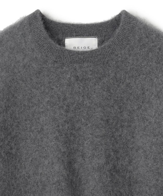BEIGE， BRANCHI / カシミヤクルーネックニット C Gray