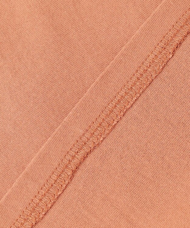 BEIGE， 【BEIGE,ecru/WEB限定・洗える】JERSEY STITCH / コットンクロップドトップス Nude camel