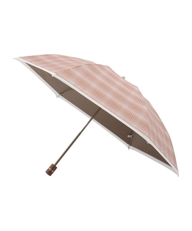 MOONBAT GRACY(グレイシー) 晴雨兼用日傘 折りたたみ傘 T/C Neo classic check ベージュ