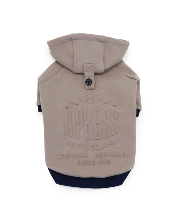 PET PARADISE J.PRESS エンボス パーカー 《 グレー 》 小型犬 グレー