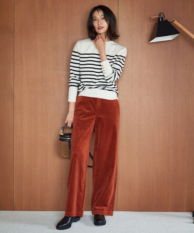 23区 VIOLAdORO エコムートン ショルダー バッグ ダークブラウン系